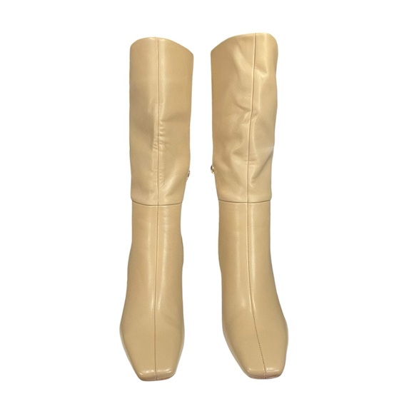 Torgeis women’s Milan mid calf boots. Beige. Faux leather. Size 7. - Picture 2 of 12